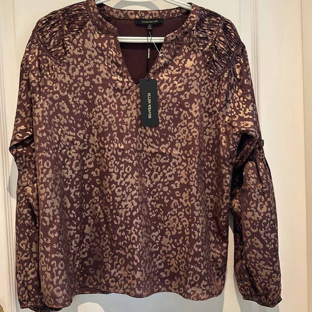 Nwt. Ellen weaver blouse